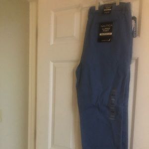 Nautica blue khaki pant. Never worn. Size 34x30 originally 59.50